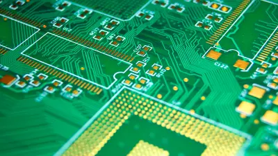 Close-up image of HDI PCB
