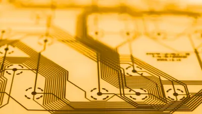 Close-up image of Flexible PCB