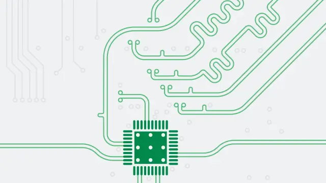 Schematic illustration of HDI PCB