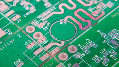 Close-up image of RF PCB