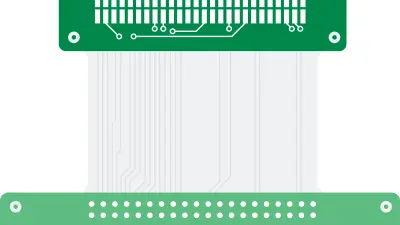 Schematic illustration of Rigid Flex PCB